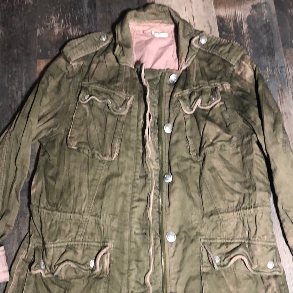 NWOT Free People green jacket